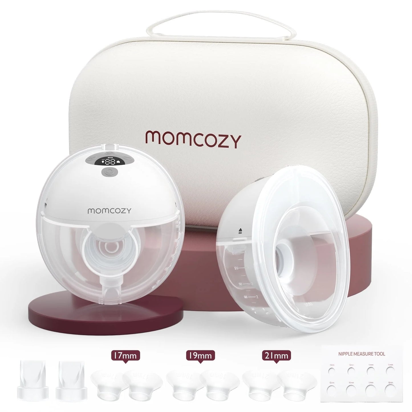 M5 Double Electric Breast Pump, Portable Breast Pump Green with Breast Pump Carrying Case, Green 2 Pack