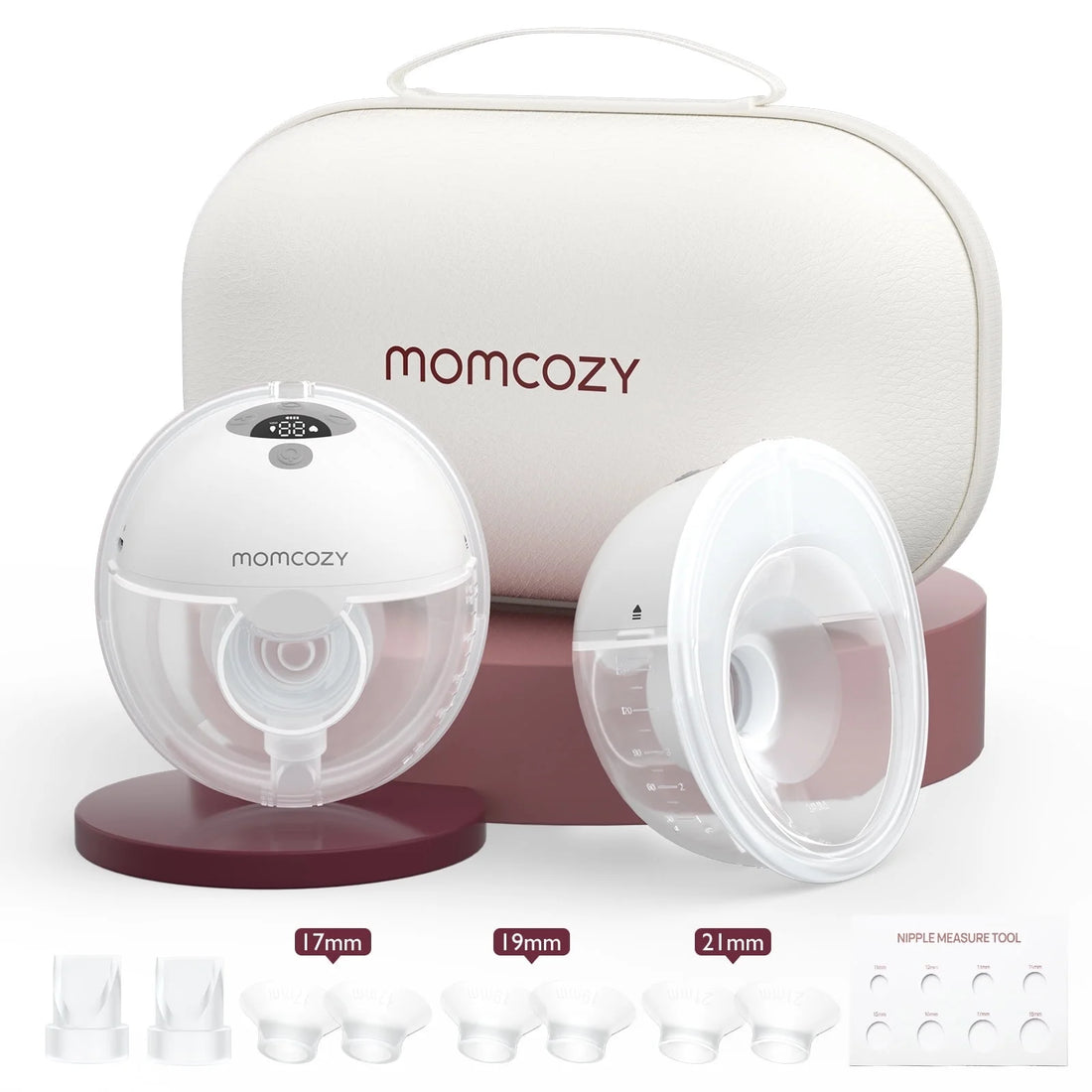 M5 Double Electric Breast Pump, Portable Breast Pump Green with Breast Pump Carrying Case, Green 2 Pack