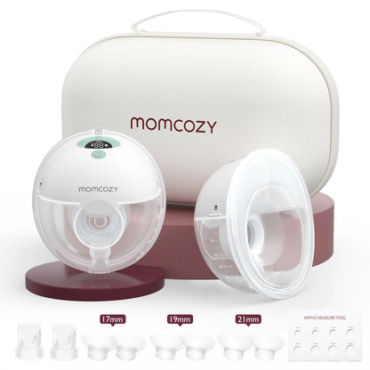 M5 Double Electric Breast Pump, Portable Breast Pump Green with Breast Pump Carrying Case, Green 2 Pack